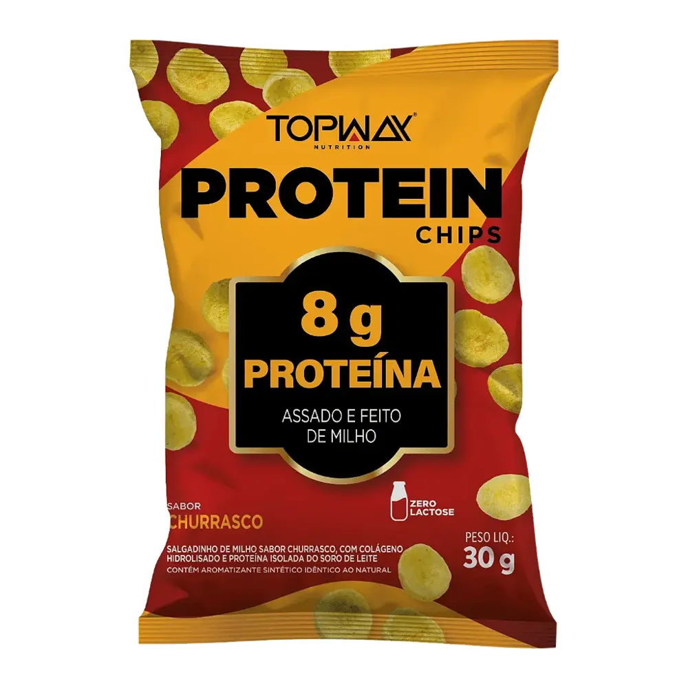 Protein Chips 30g - Salgadinho Proteico - Topway