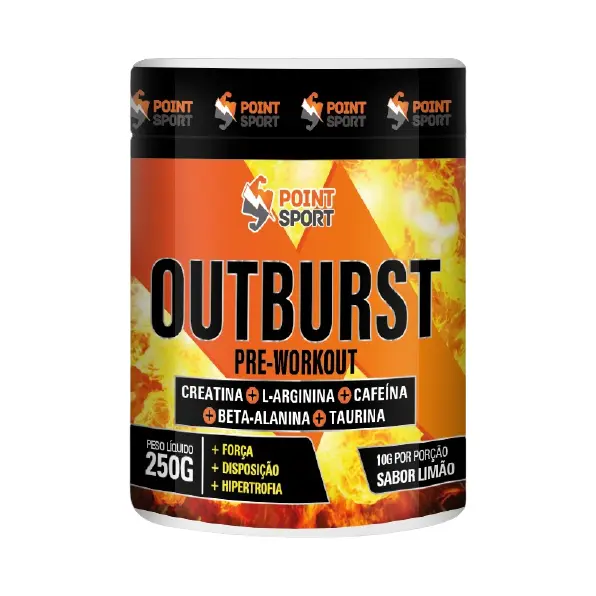 Pré-treino Outburst 300g - Point Sport suplementos
