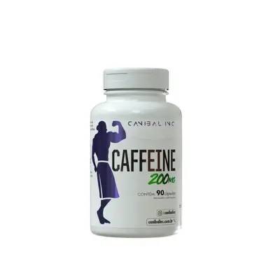 Cafeína 200mg - 90 cápsulas - Canibal Inc.