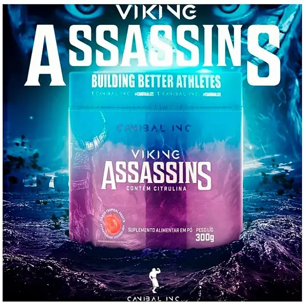 Pré Treino Viking Assassins 300g - Canibal Inc.