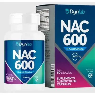 NAC 600mg - 60 caps - Dynlab