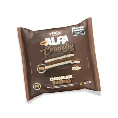 Alfajor proteico Alfa Crunchy - 55g a und - Prado