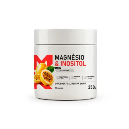 Magnésio + Inositol - pote 250g 35 doses - MK Suplementos