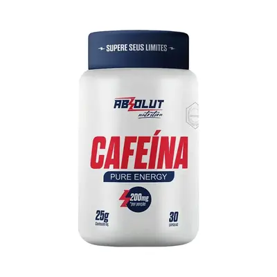 Cafeína anidra - 30 Caps - Absolut