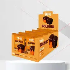Bolinho de cenoura YAMO - Display com 10 unidades de 45g (R$3,99 a und) - Topway