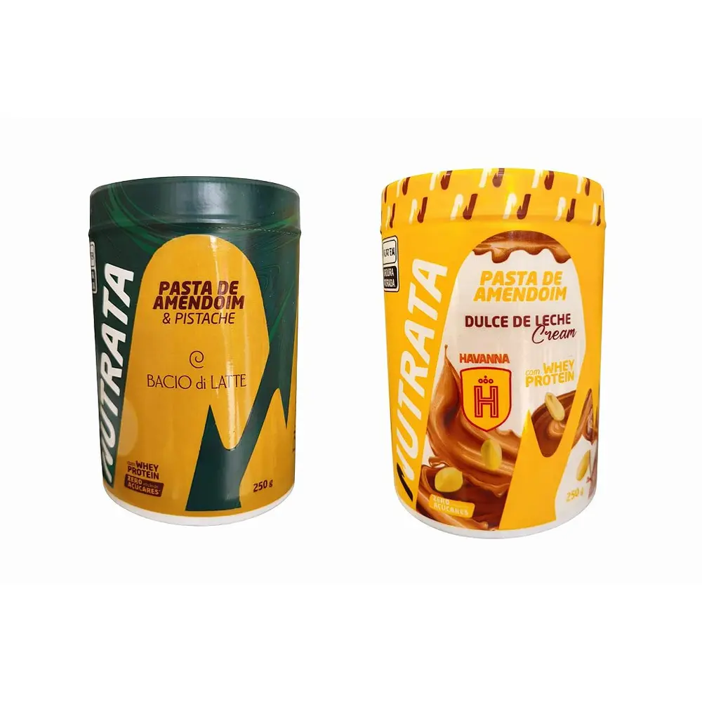 Pasta de amendoim Pistache/ Doce de leite Havanna - 250g - Nutrata