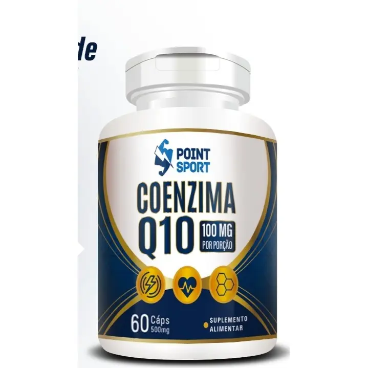 Coenzima Q10 100mg por cápsula - 60 caps - Point Sport suplementos