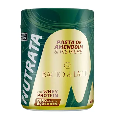 Pasta de Amendoim Pistache Bacio di Latte (400g) - Nutrata