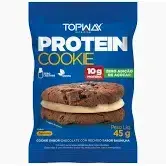Protein Cookies - Display com 10 unidades de 45g cada (R$7,95 a und) - TOPWAY