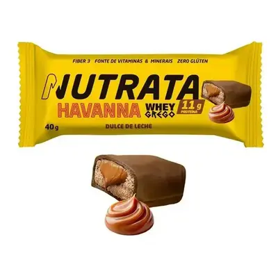 Grego bar Havanna - Cx com 12 und de 40g cada (R$6,15 a unidade) - Nutrata